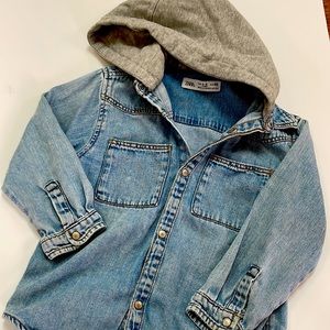 Zara denim shirt